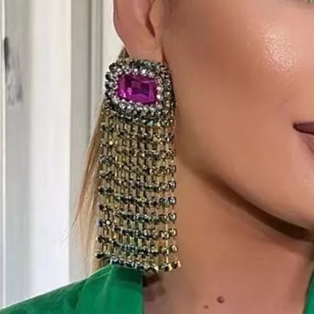 New Long Tassel Dangle Earrings